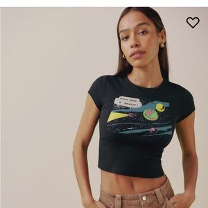 Reformation Muse Tee Planet Size S